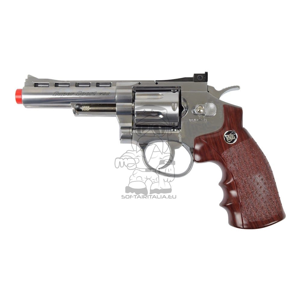 Revolver a Co2 4 pollici argento
