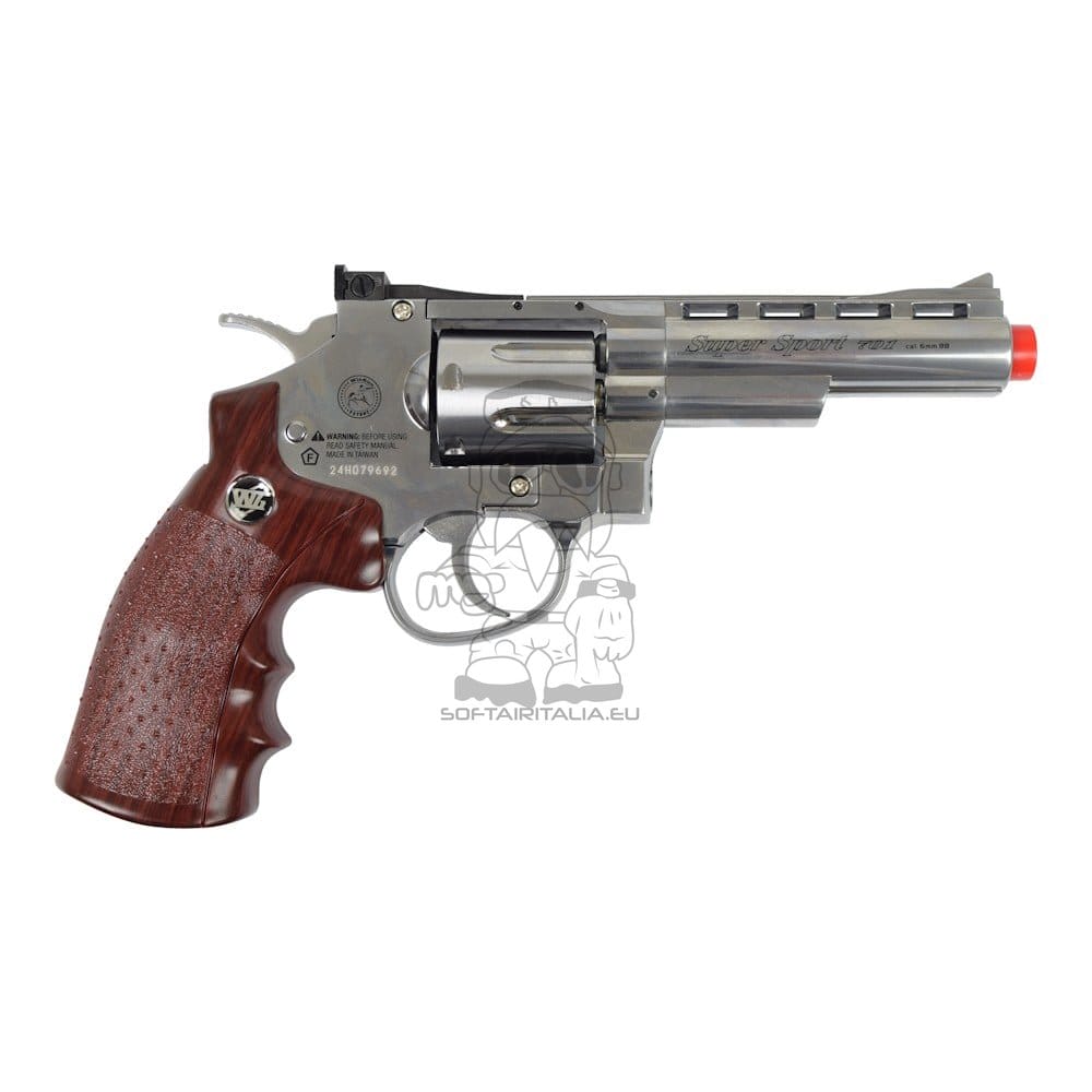 Revolver a Co2 4 pollici argento