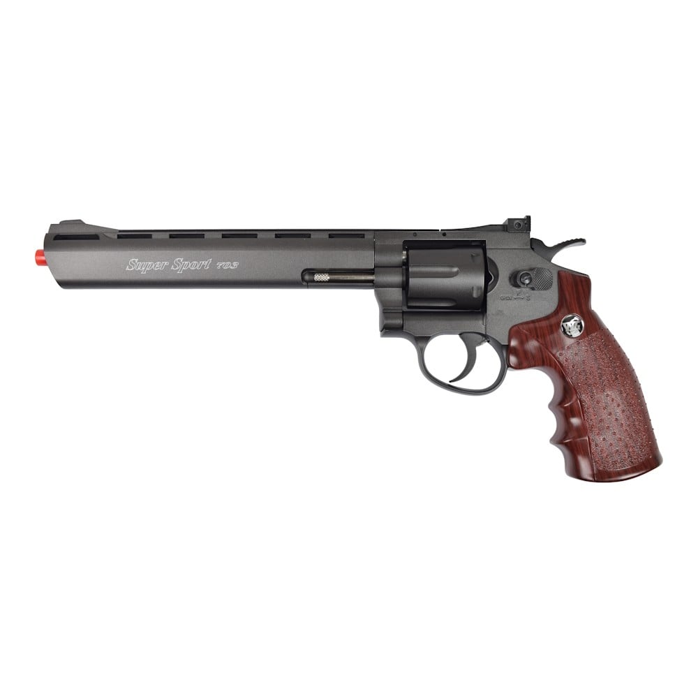 Win Gun Revolver a CO2 8" nero