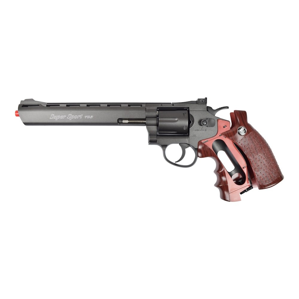 Win Gun Revolver a CO2 8" nero