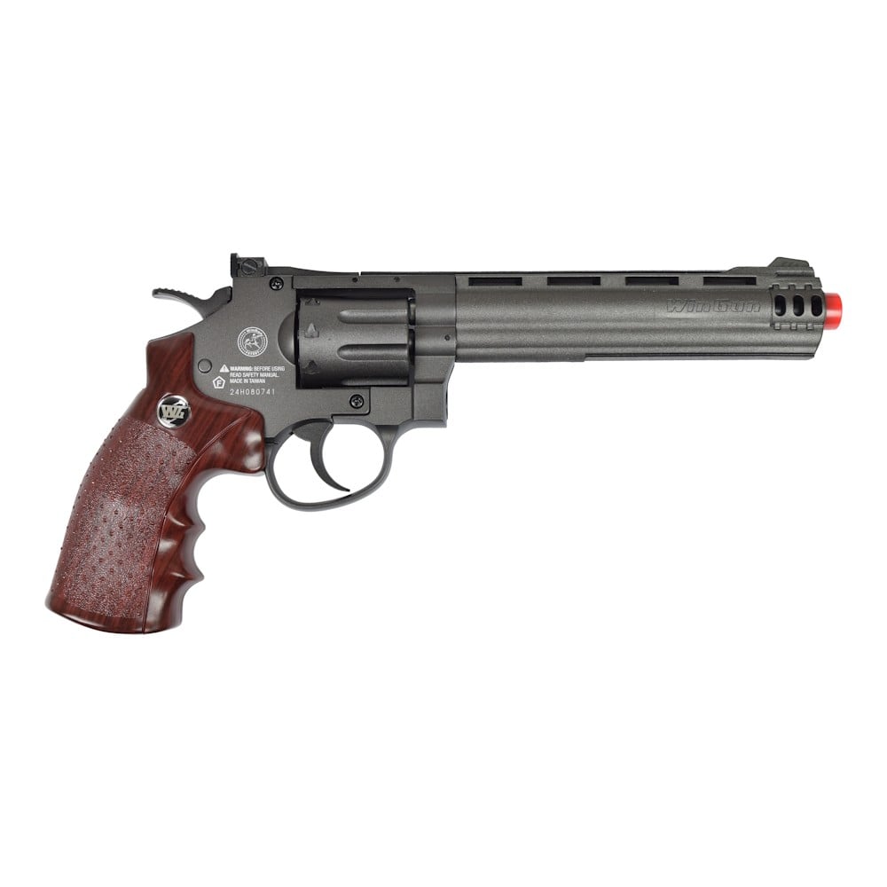 Revolver a Co2 6 pollici nero Win Gun
