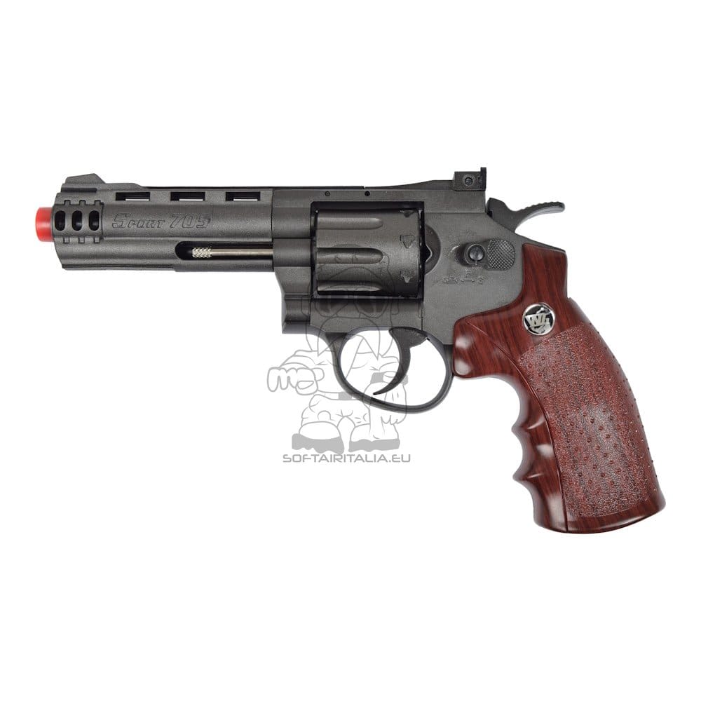 Win Gun Revolver a Co2 4" Nero