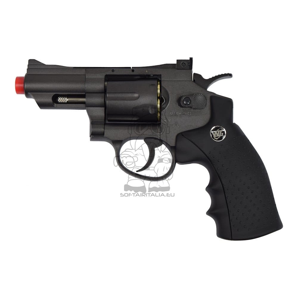 Revolver a Co2 Win Gun 2,5 pollici nero