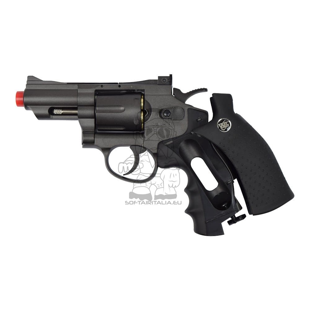 Revolver a Co2 Win Gun 2,5 pollici nero