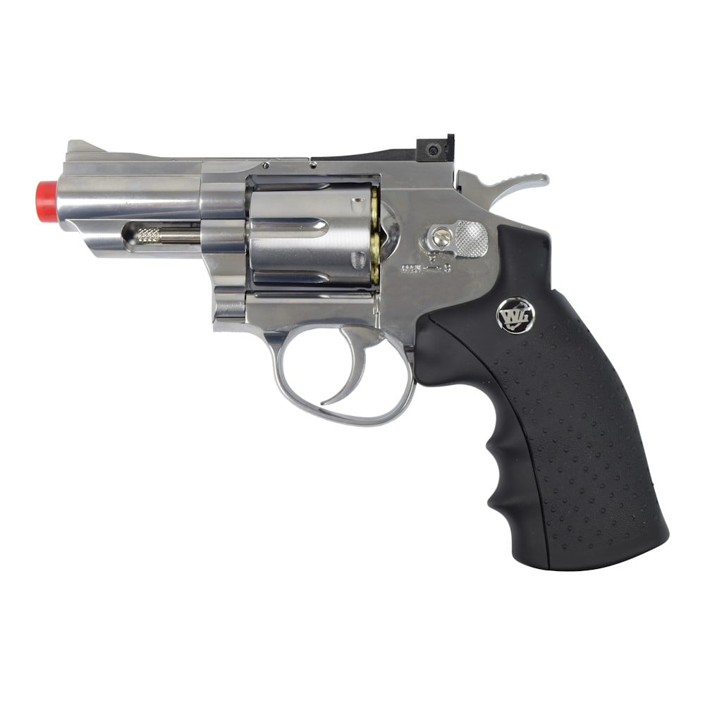 Revolver a CO2 Win Gun 2,5 pollici argento