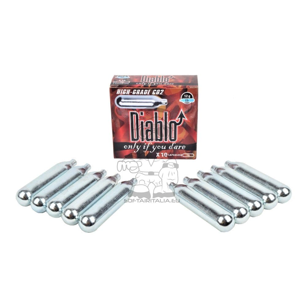 Diablo bombolette CO2 12g - Set da 10 pezzi