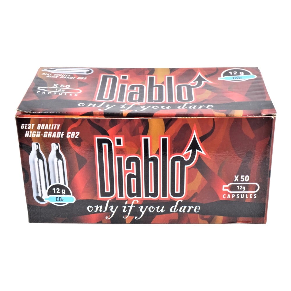 Set da 50 bombolette CO2 12g Diablo