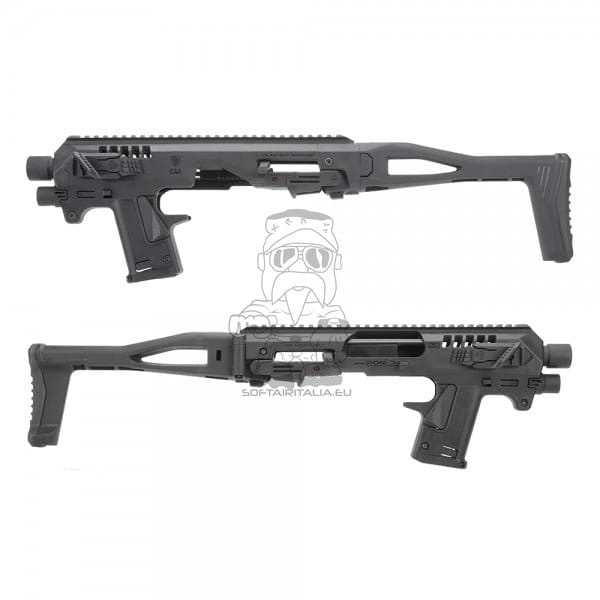 Caa Micro Roni Kit Conversione Carabina per Serie Glock 17-19-22 nero