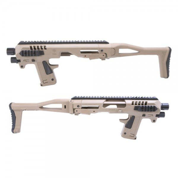 Kit di conversione carabina CAA Micro Roni per serie Glock 17-19-22 Dark Earth