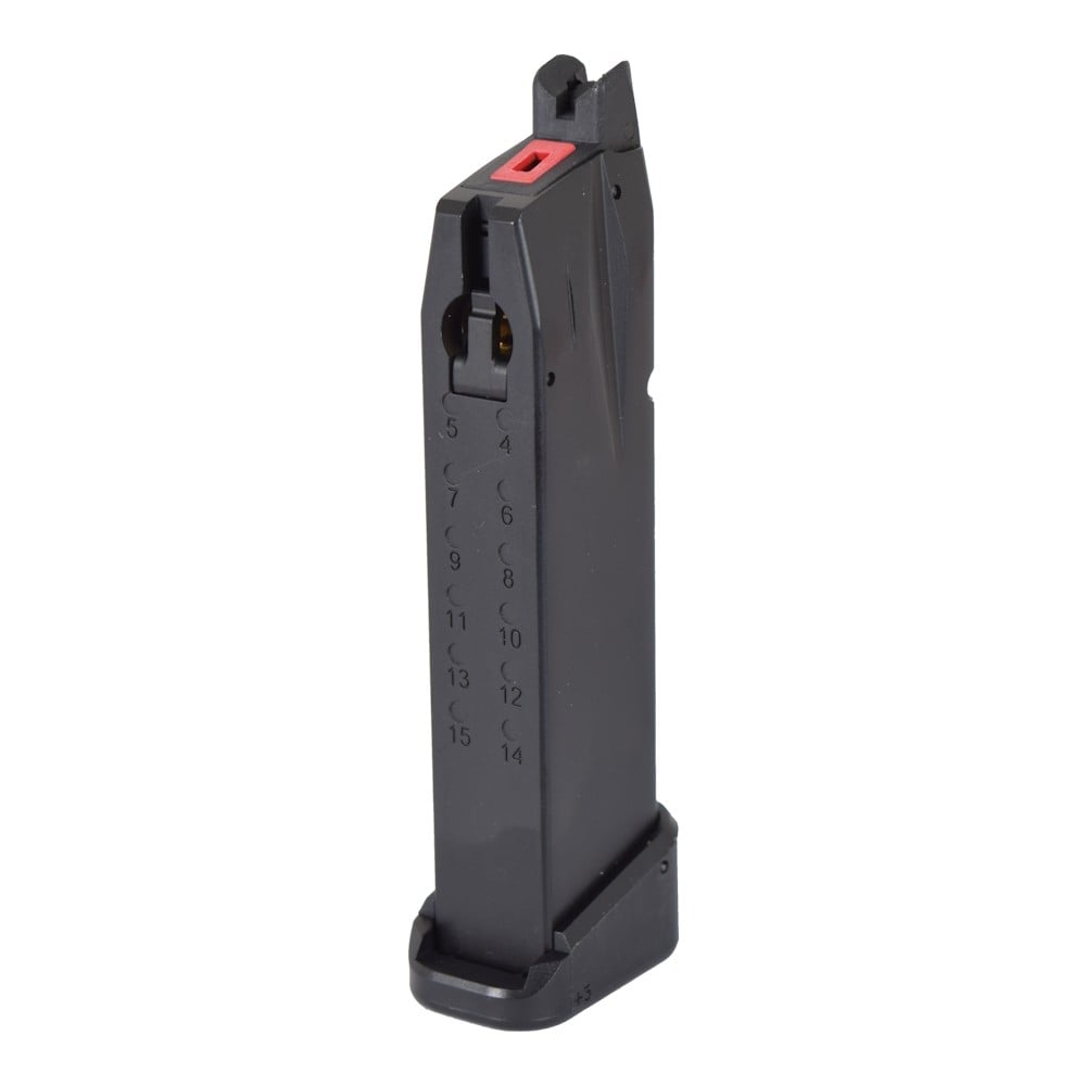 Caricatore a Co2 22 colpi per Canik TP9 Elite nero di CYBERGUN