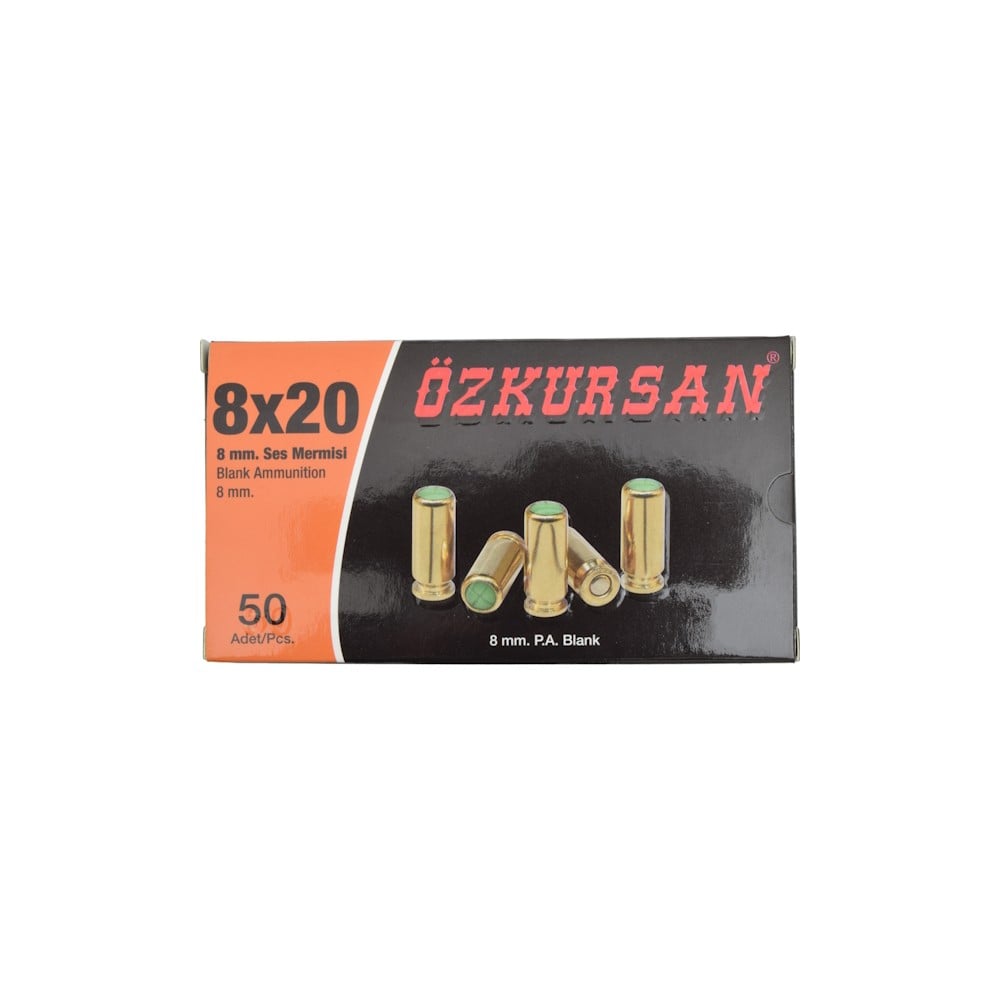 Cartucce a salve calibro 8mm, 50 pezzi di OZKURSAN