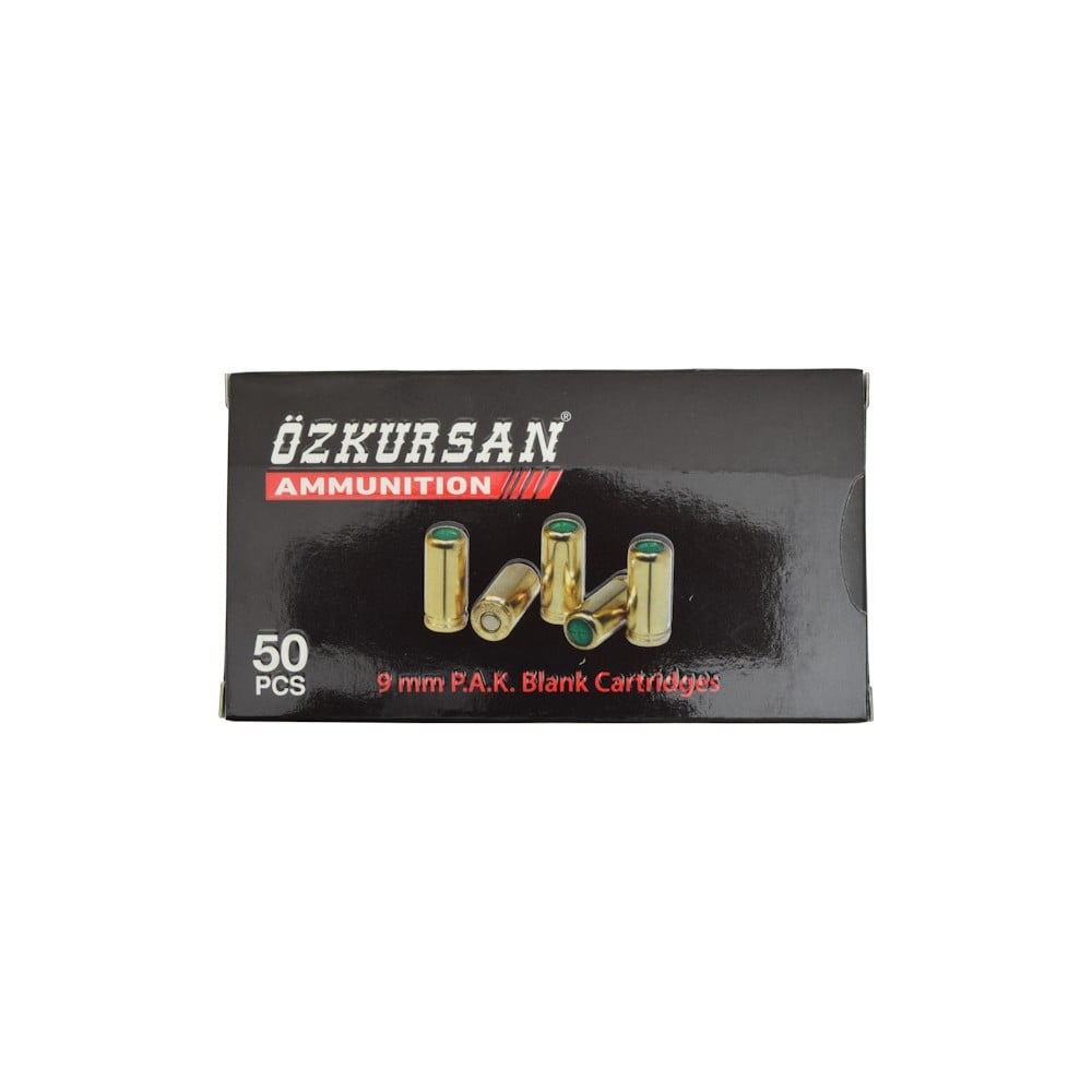 Cartucce a salve calibro 9mm P.A.K. 50 pezzi di OZKURSAN