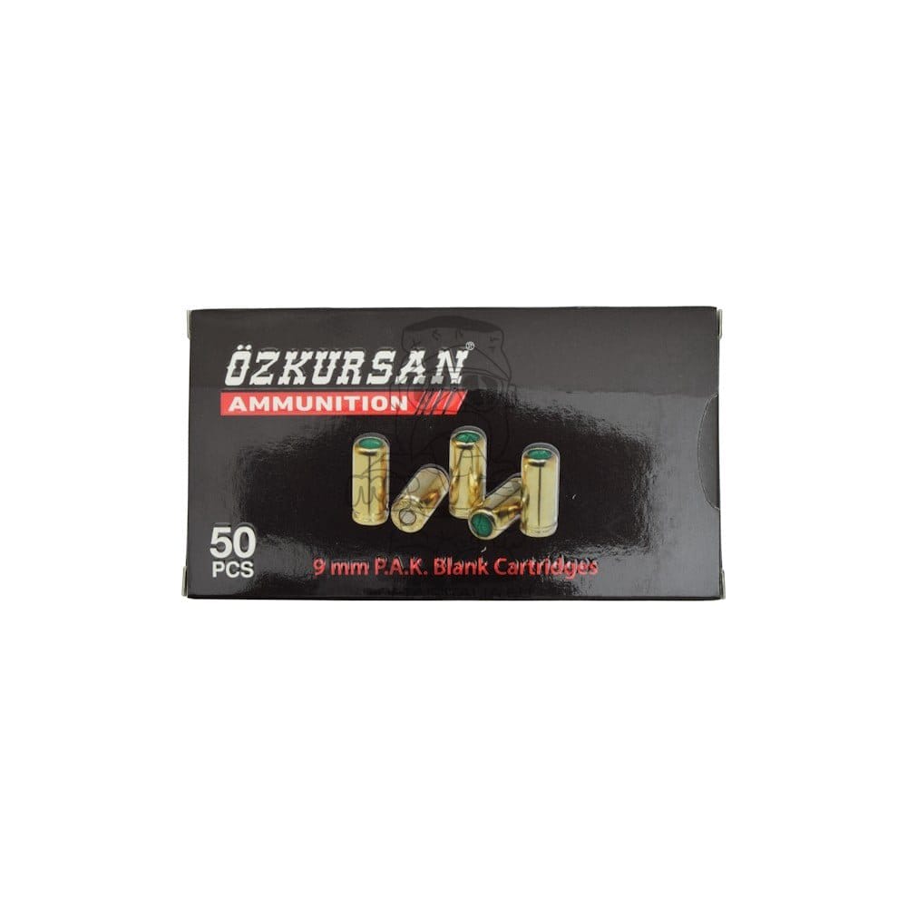 Cartucce a salve calibro 9mm P.A.K. 50 pezzi di OZKURSAN