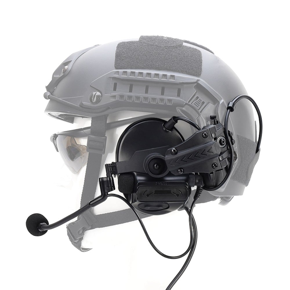 Staffe per cuffie Comtac per slitte ARC nere di ZTAC