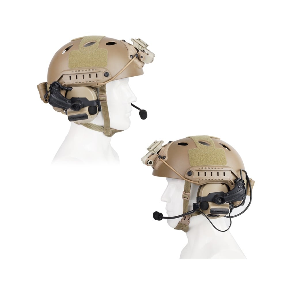 Staffe per cuffie Comtac per slitte ARC nere di ZTAC