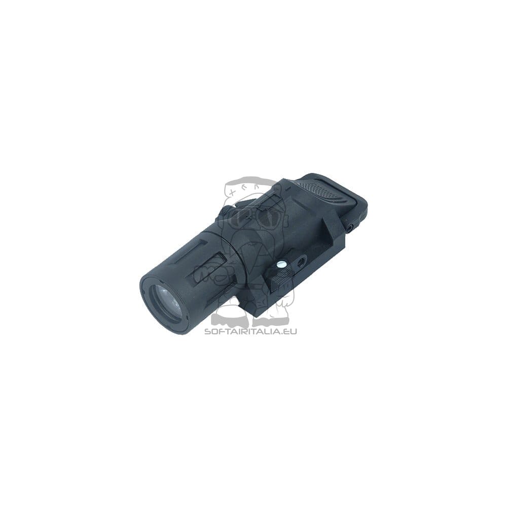 Torcia LED CREE R2 nera per slitta 20mm di NIGHT EVOLUTION