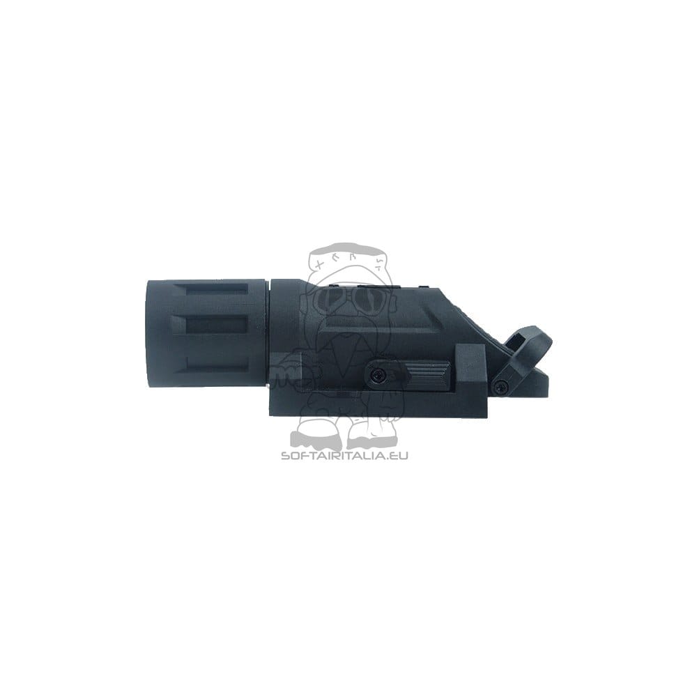 Torcia LED CREE R2 nera per slitta 20mm di NIGHT EVOLUTION