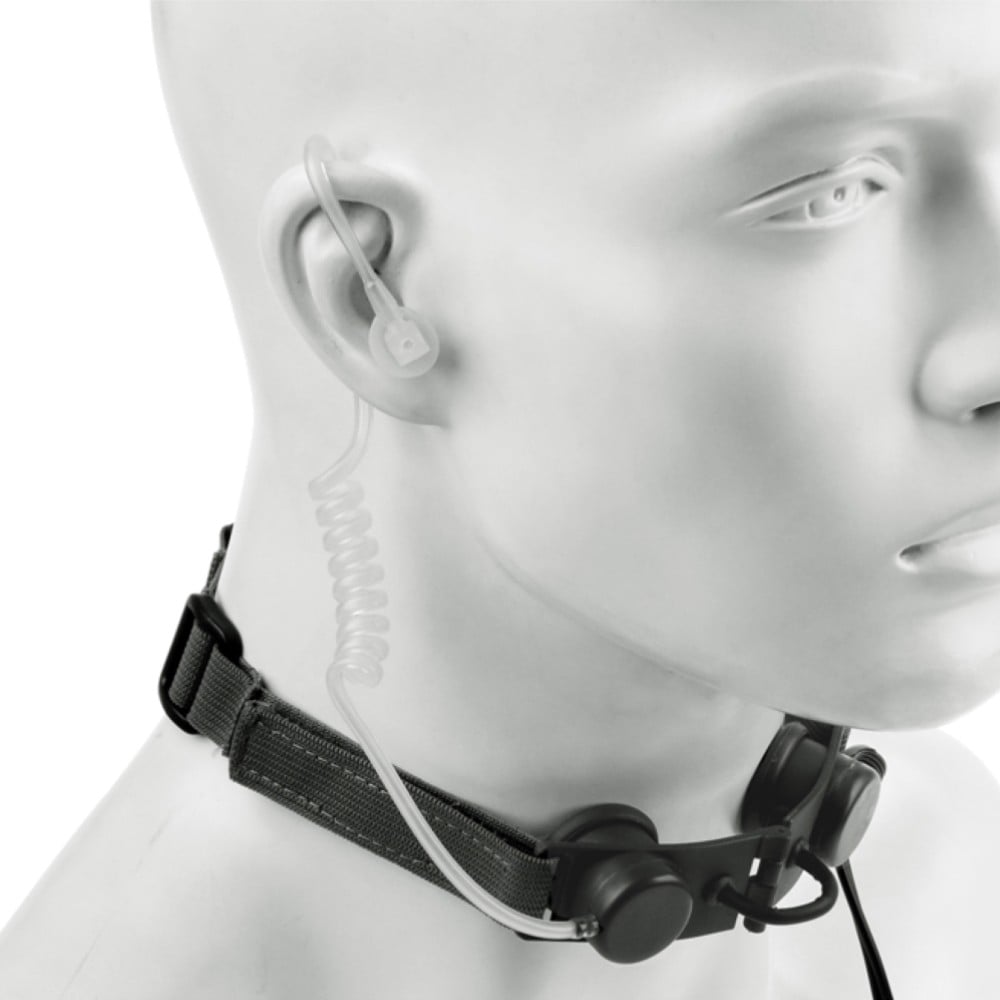 Laringofono con auricolare Z-Tac