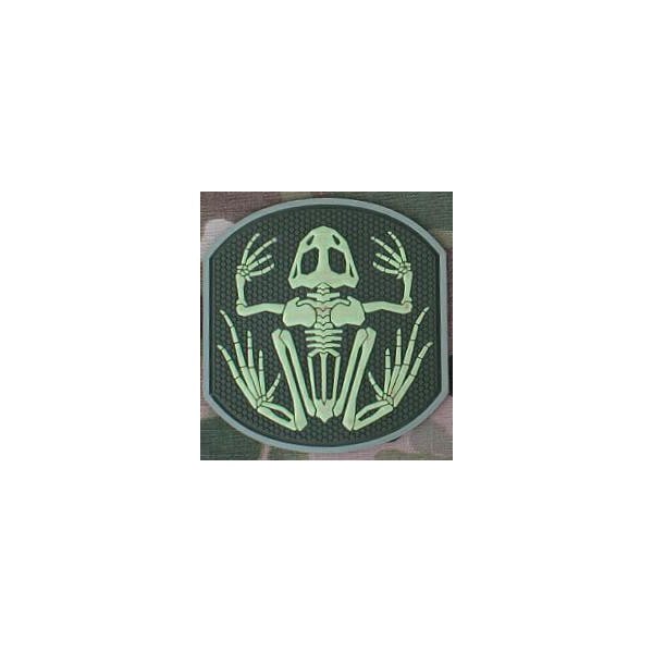 Patch Frog Skeleton in PVC verde di EMERSON GEAR