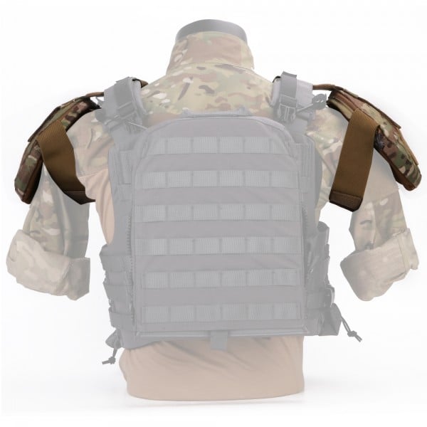 Set di due tasche Shoulder Armor per vest AVS CPC Multicam di EMERSONGEAR