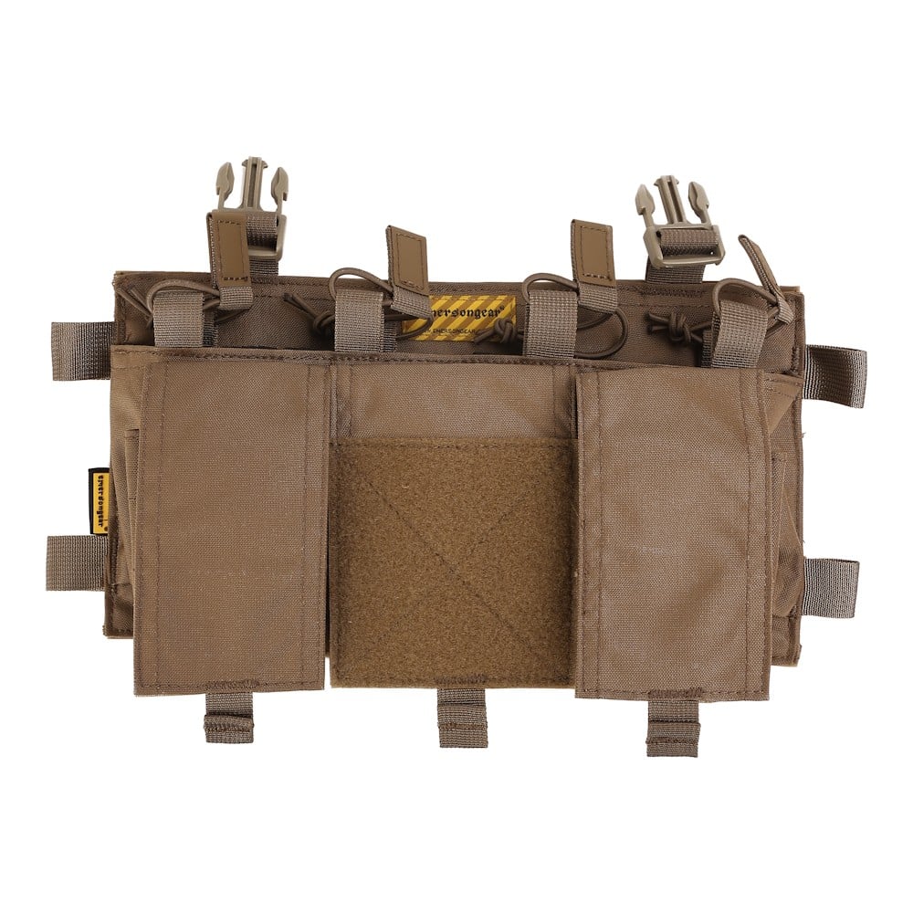 Tasca tripla porta caricatori 5.56 per chest rig Coyote Brown di EMERSONGEAR