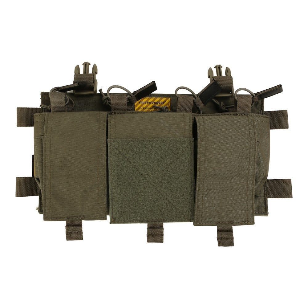 Tripla tasca porta caricatori 5.56 per chest rig Ranger Green di EMERSONGEAR