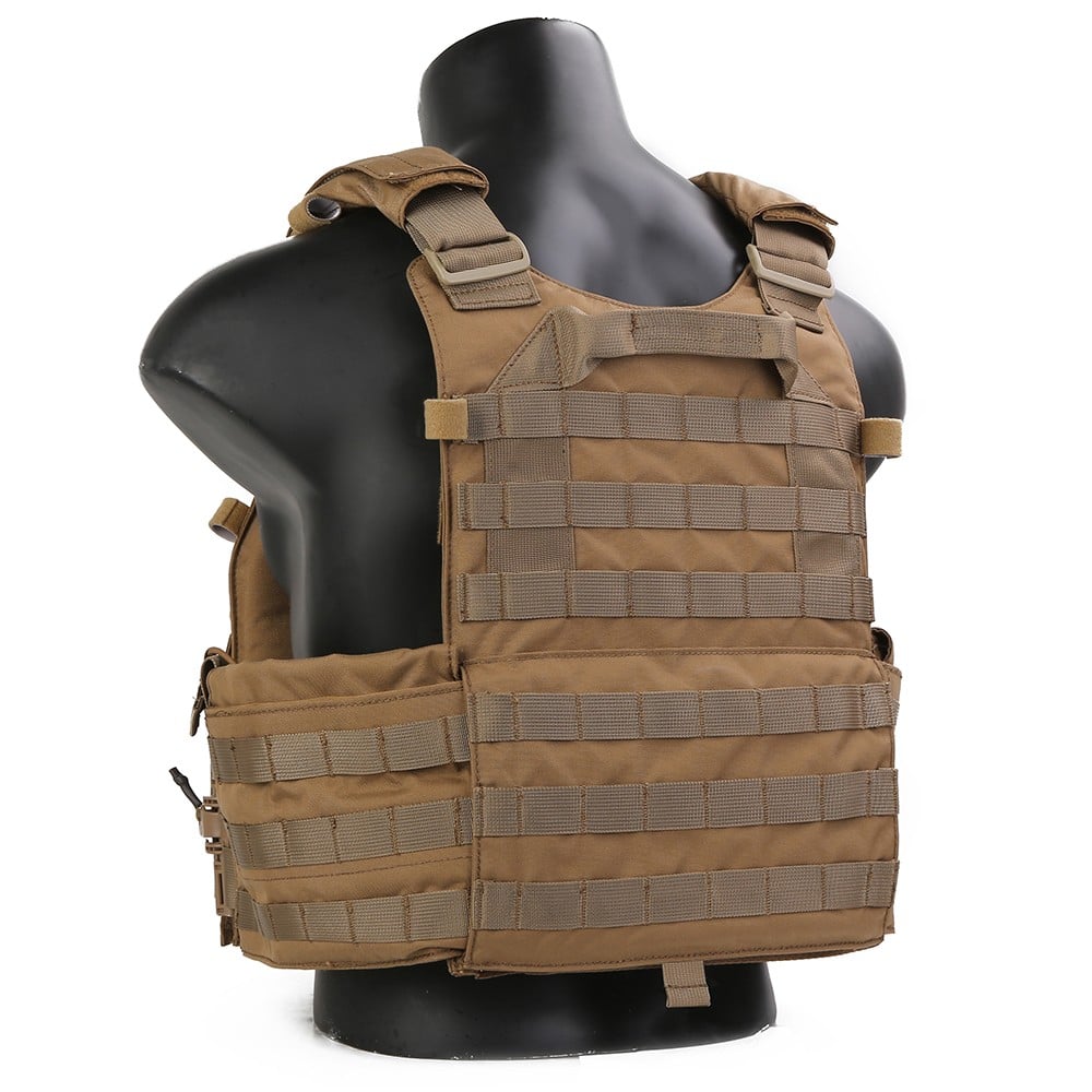 Plate carrier con sgancio rapido Coyote Brown di EMERSONGEAR