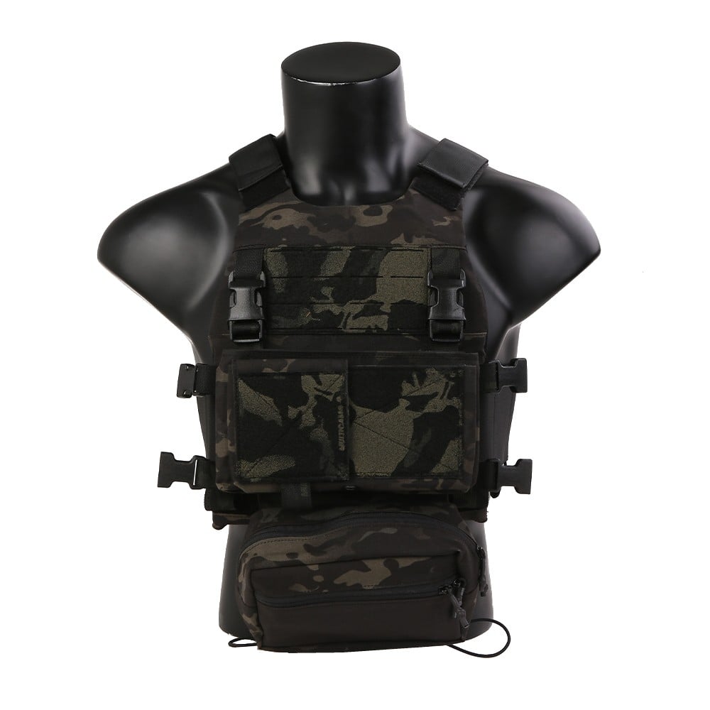 Gilet tattico con Chest Rig Multicam Black di EMERSONGEAR