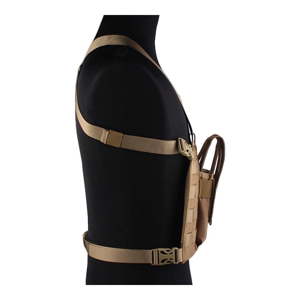 Chest Rig Tattico con Porta Caricatori MP7 Coyote Brown di EMERSONGEAR