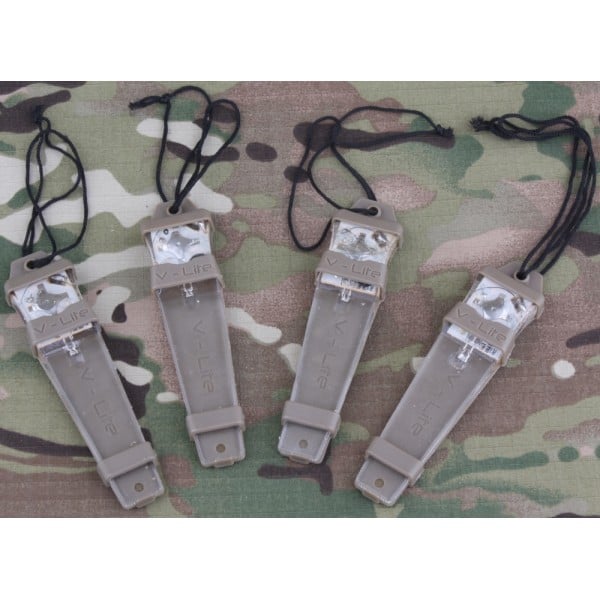 Luce di segnalazione V Lite Distress Marker rossa di EMERSONGEAR