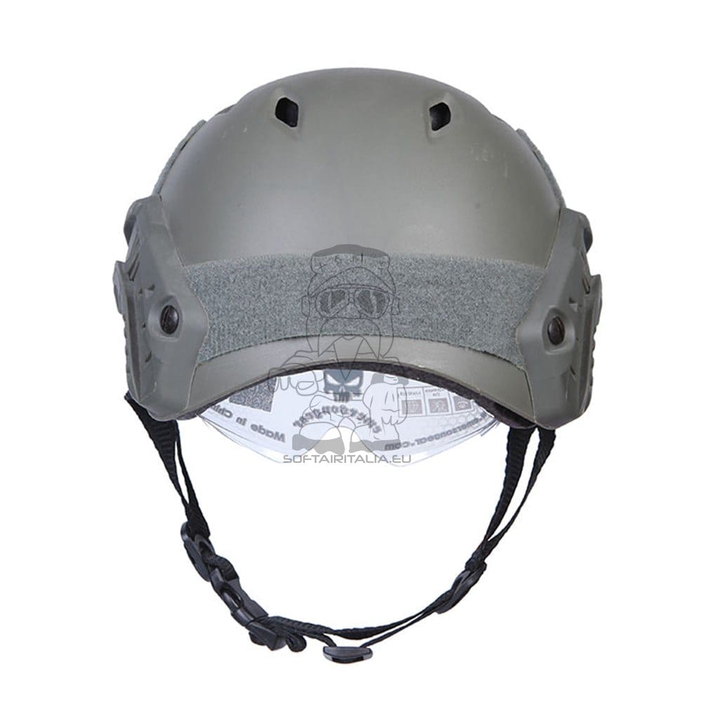Elmetto Fast con occhiale a scomparsa Foliage Green di EMERSONGEAR