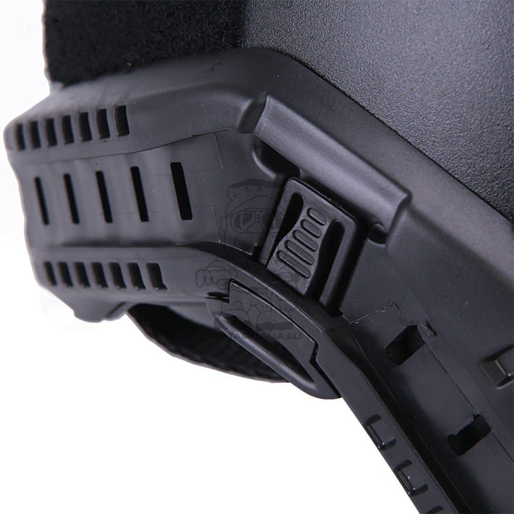 Elmetto Fast nero con occhiale a scomparsa di EMERSONGEAR
