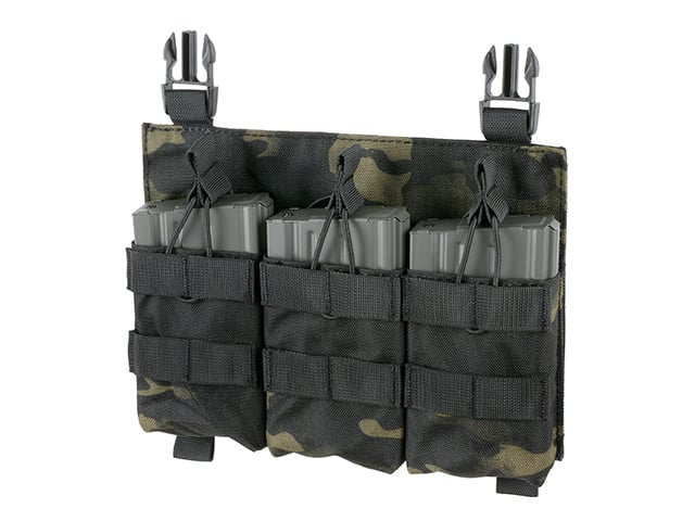 Pannello porta caricatori triplo Buckle Up 7.62/.308, mimetismo MB, di 8FIELDS