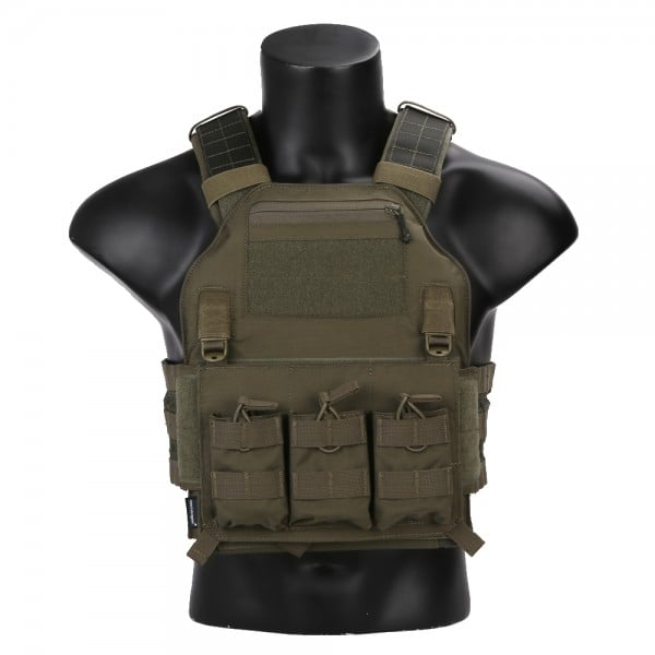Gilet tattico 420 Plate Carrier Blue Label Ranger Green di EMERSONGEAR