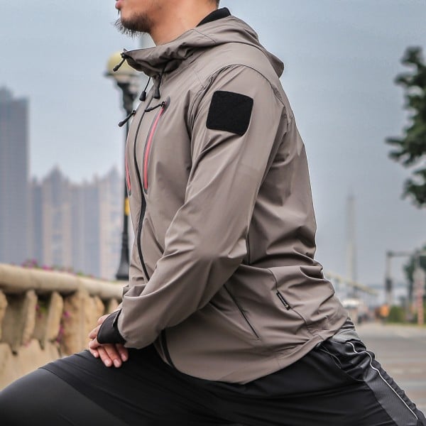 Giacca Hattori Skin Windbreaker Grigio Taglia S