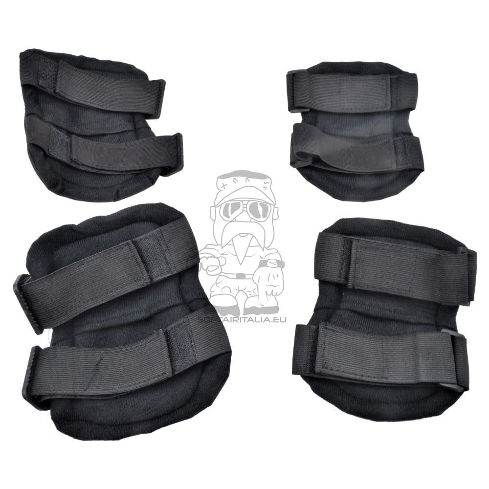 Set ginocchiere e gomitiere nere di WOSPORT