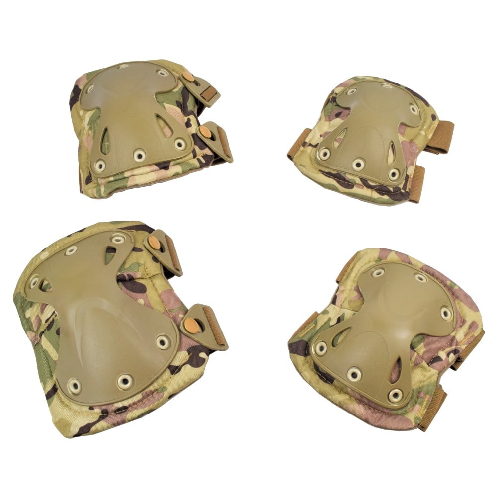Set ginocchiere e gomitiere Multicam di WOSPORT
