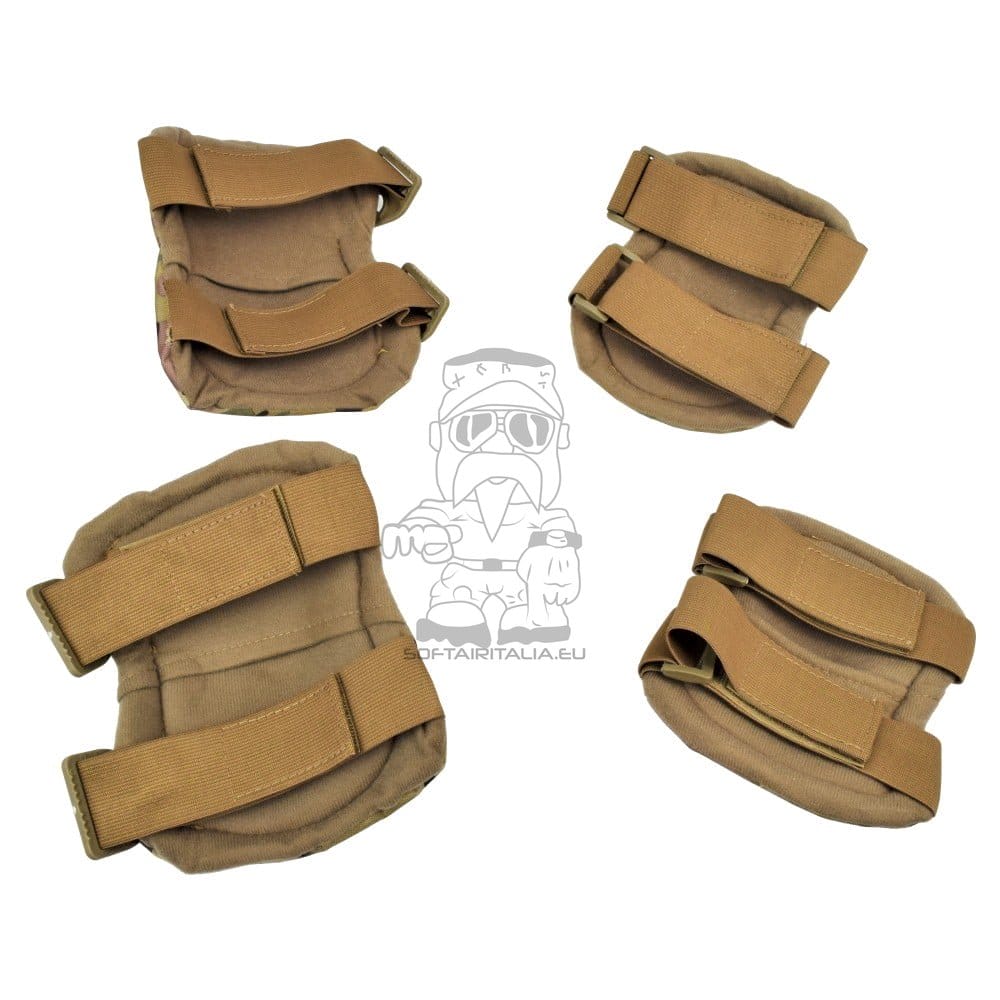 Set ginocchiere e gomitiere Multicam di WOSPORT