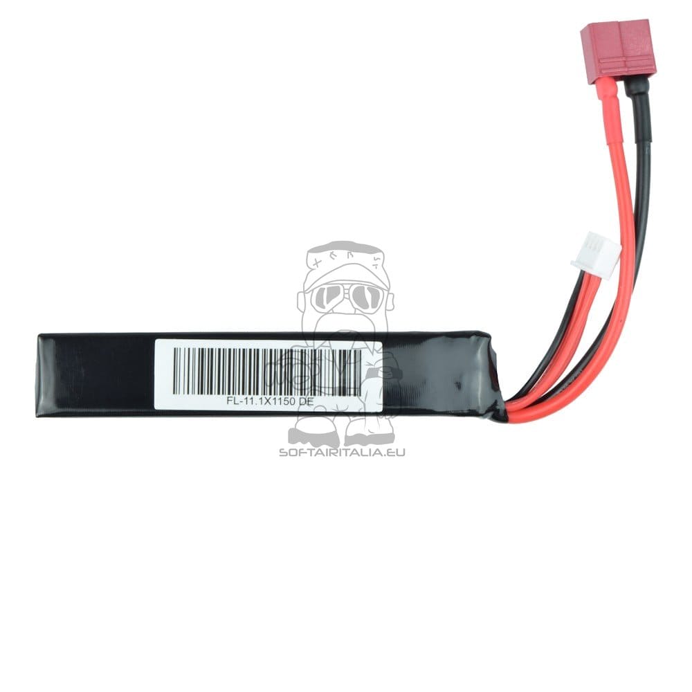 Batteria Li-Po 11.1V 1150mAh 20C Stick con connettore Deans di FUEL