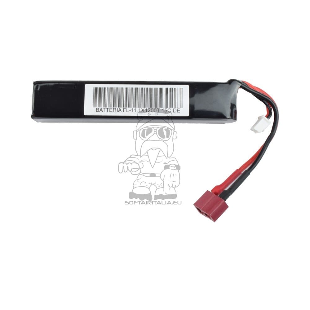 Batteria Li-Po 11.1V x 1200mAh 15C Stick con connettore Deans di FUEL