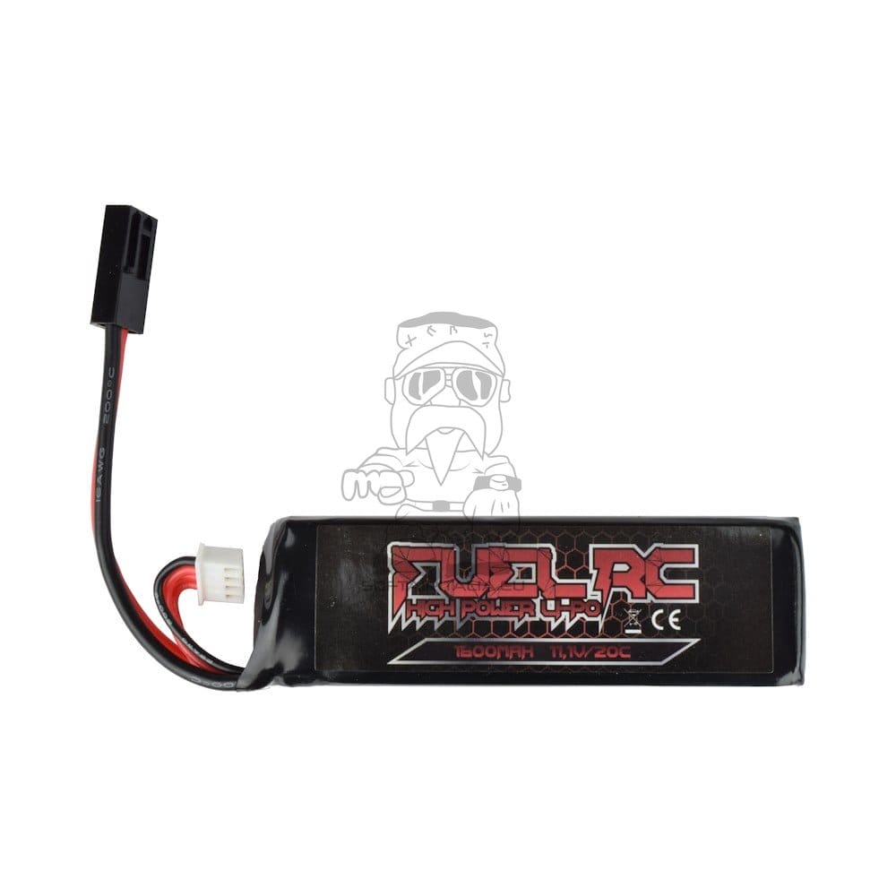 Batteria Li-Po 11.1V 1600mAh 20C con Mini Tamiya di FUEL
