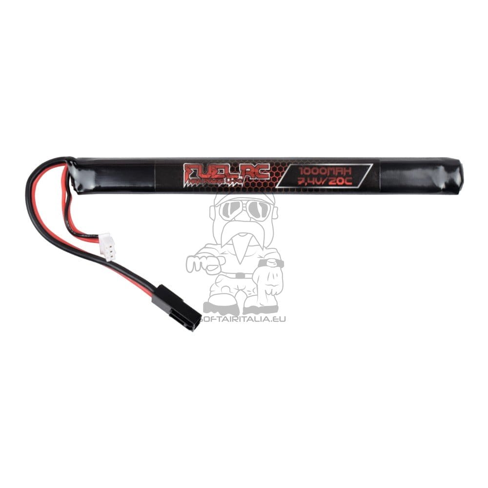 Batteria Li-Po 7.4V 1000mAh 20C Super Slim Stick di FUEL