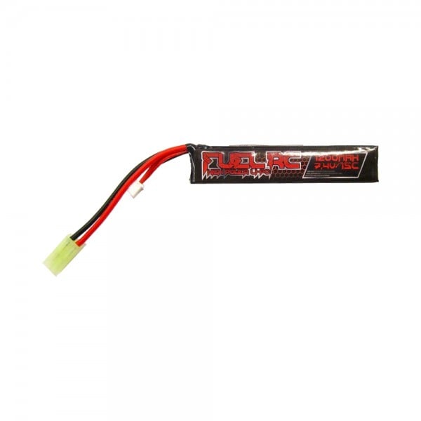 Batteria Li-Po 7.4V 1200mAh 15C Stick di FUEL
