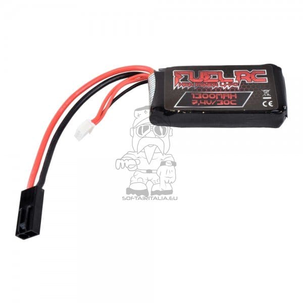 Batteria Li-Po 7.4V 1300mAh 30C di FUEL