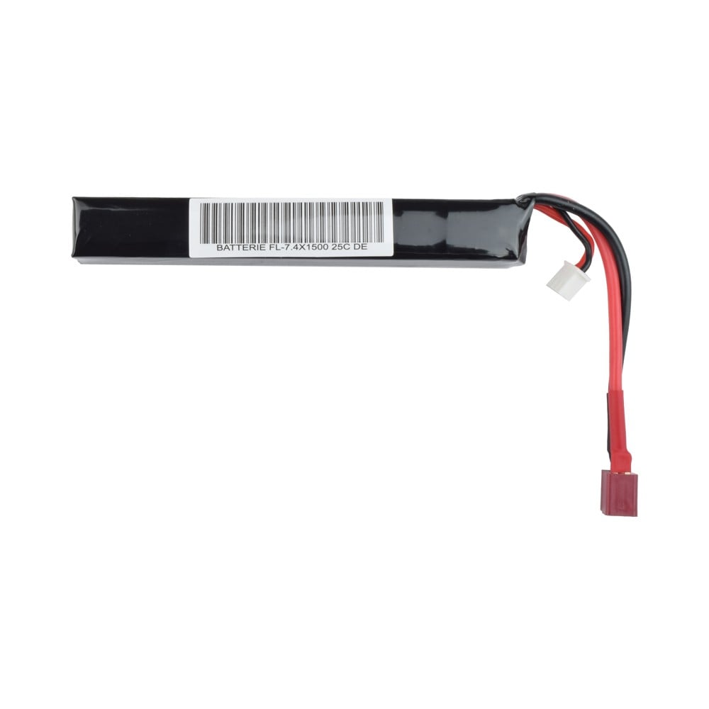 Batteria Li-Po 7.4V 1500mAh 25C con connettore Deans di FUEL