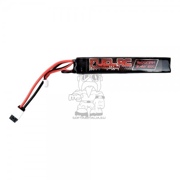Batteria Li-Po 7.4V x 1600mAh Nunchuck Slim di FUEL