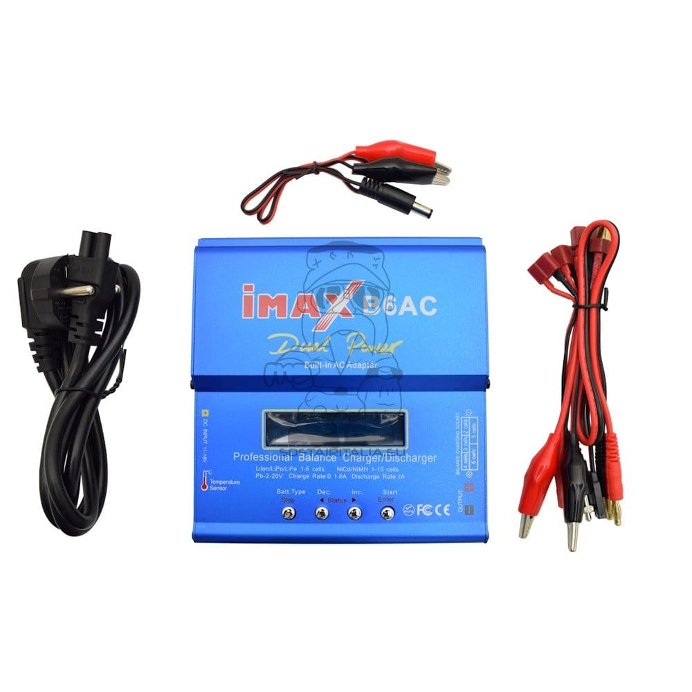 Carica batterie professionale Li-Ion/Li-Po/Li-Fe/Ni-Cd/Ni-Mh