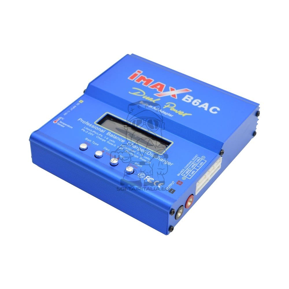 Carica batterie professionale Li-Ion/Li-Po/Li-Fe/Ni-Cd/Ni-Mh