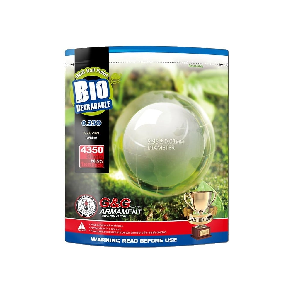 Pallini bio 0.23g bianchi di G&G