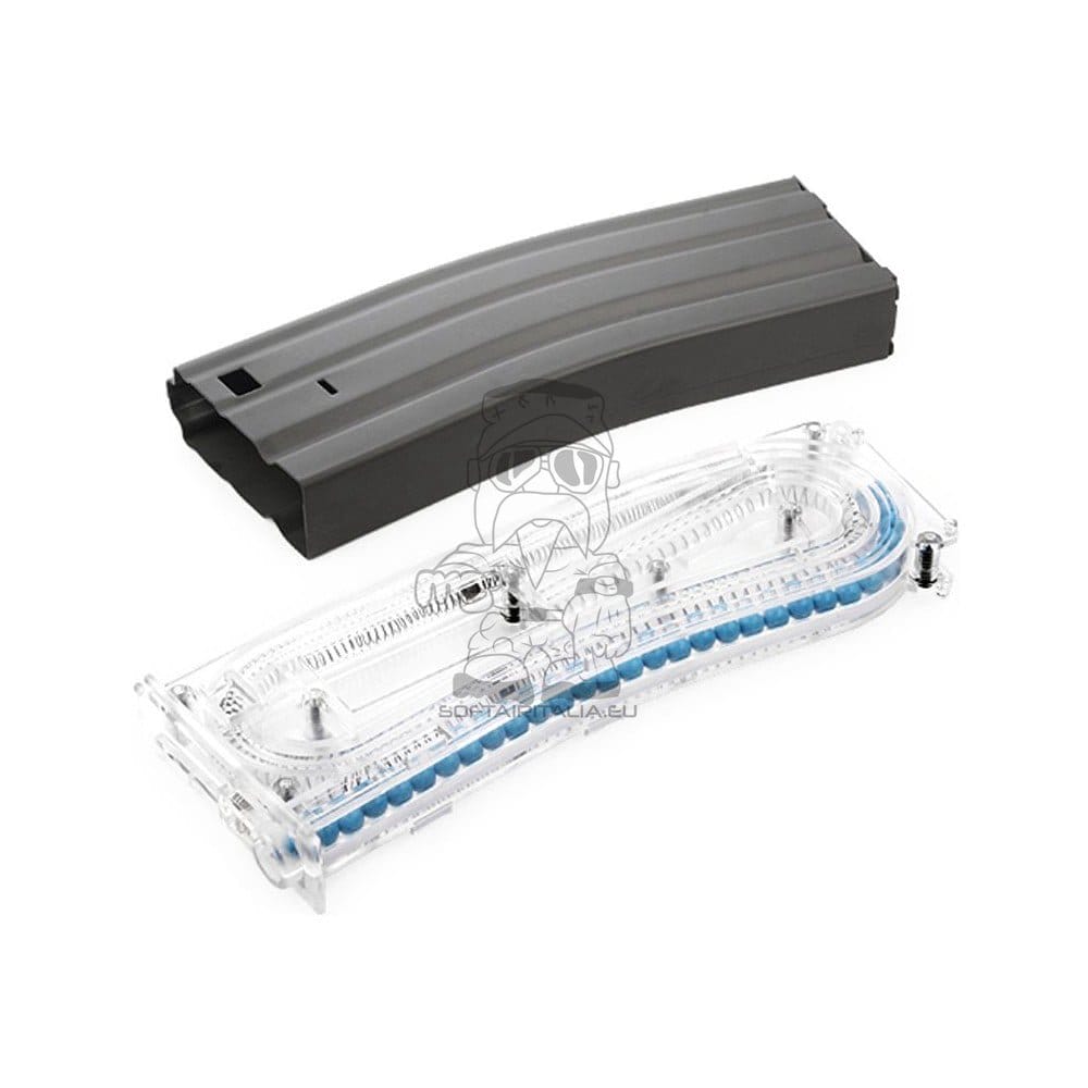 Caricatore monofilare 30 colpi serie M4/M16 grigio di G&G